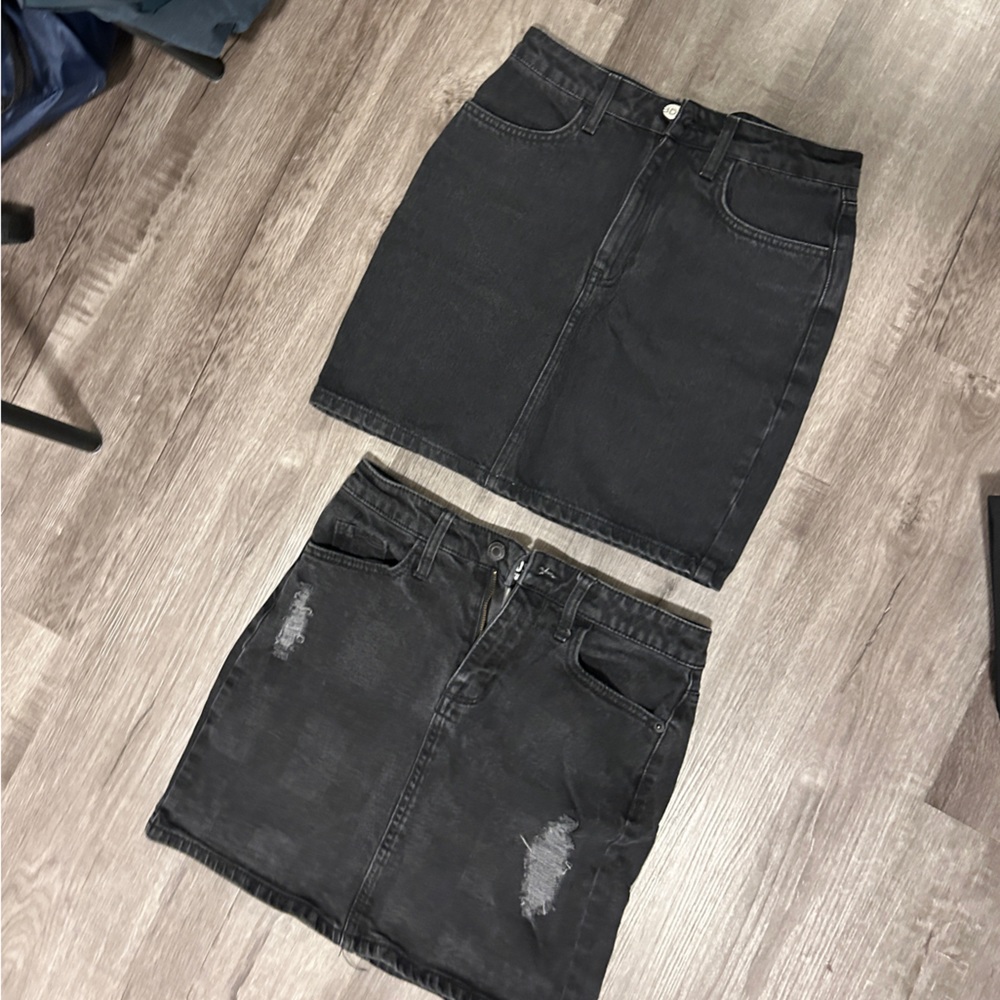 Two Denim Mini Skirts*OBO*